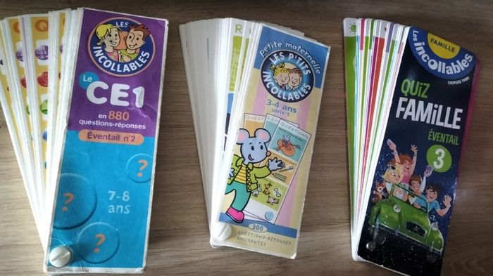Lot de 3 carnets les incollables - photo numéro 2