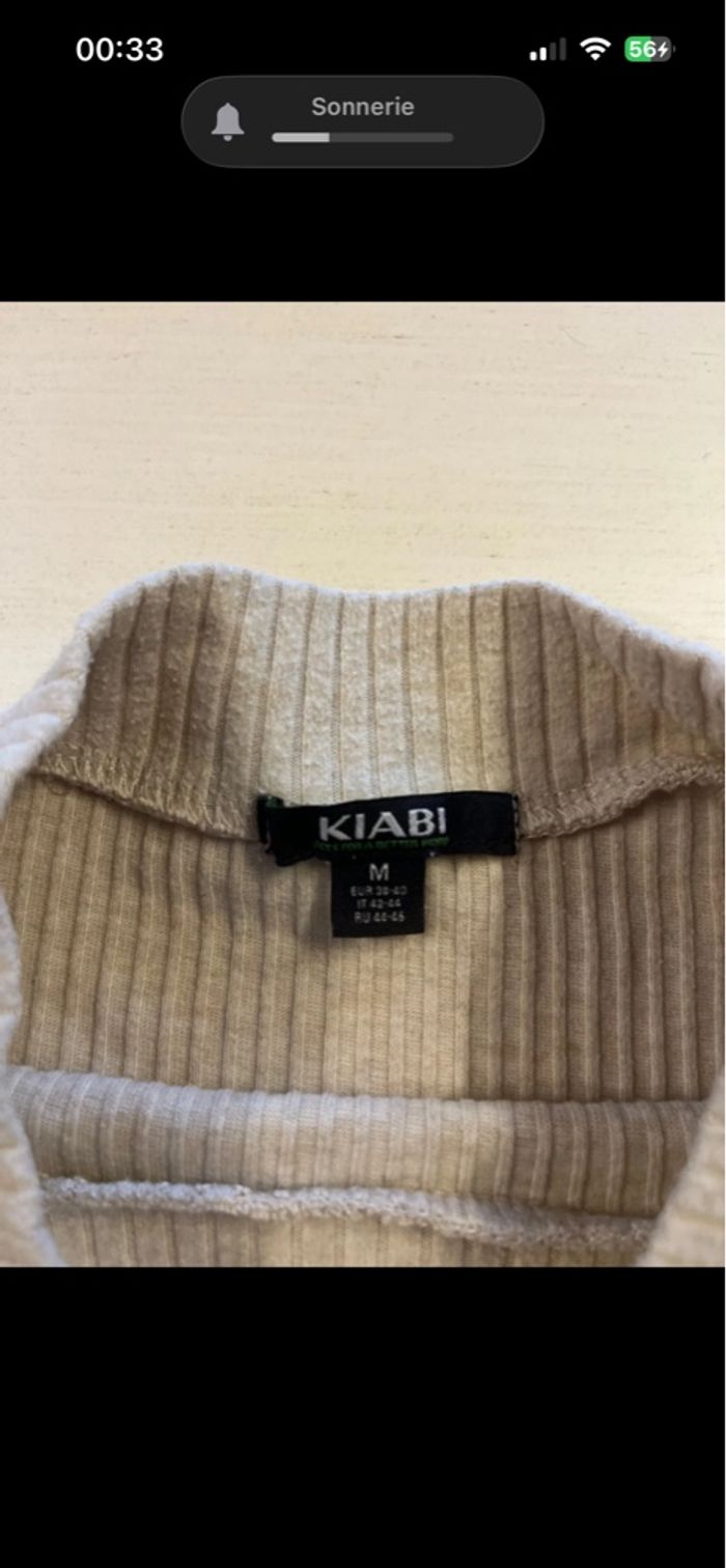 pull fin femme beige - photo numéro 1