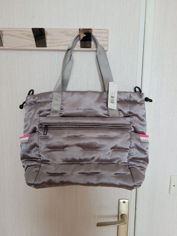 Sac neuf Hedgren gris satiné