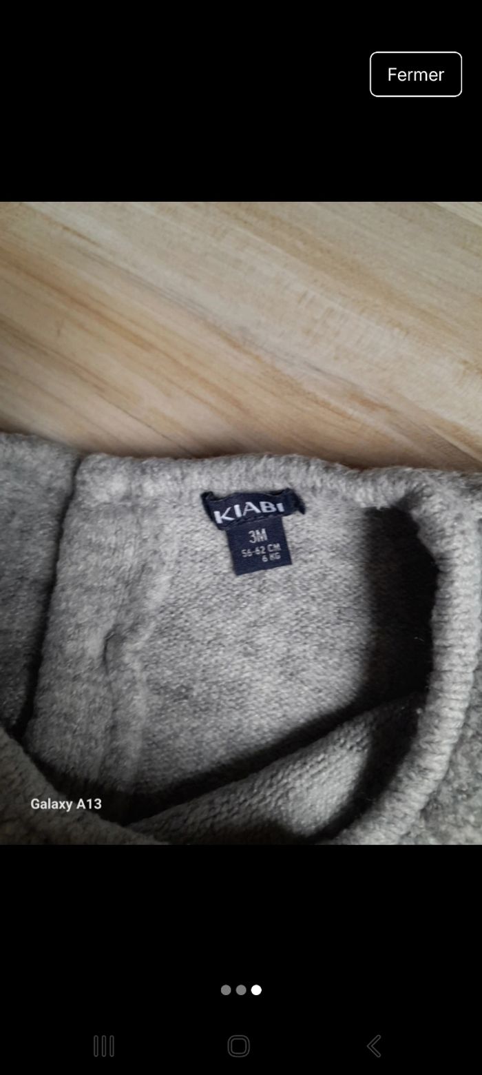 Pull 3 mois - photo numéro 3