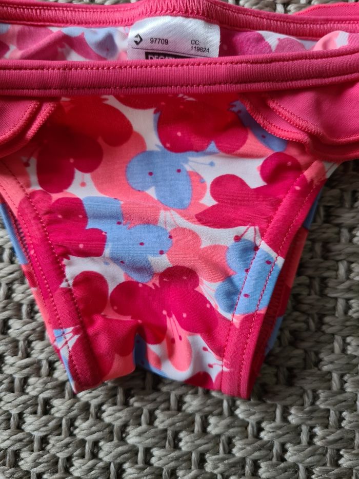 Maillot de bain 2 pièces rose - 12 mois - photo numéro 4