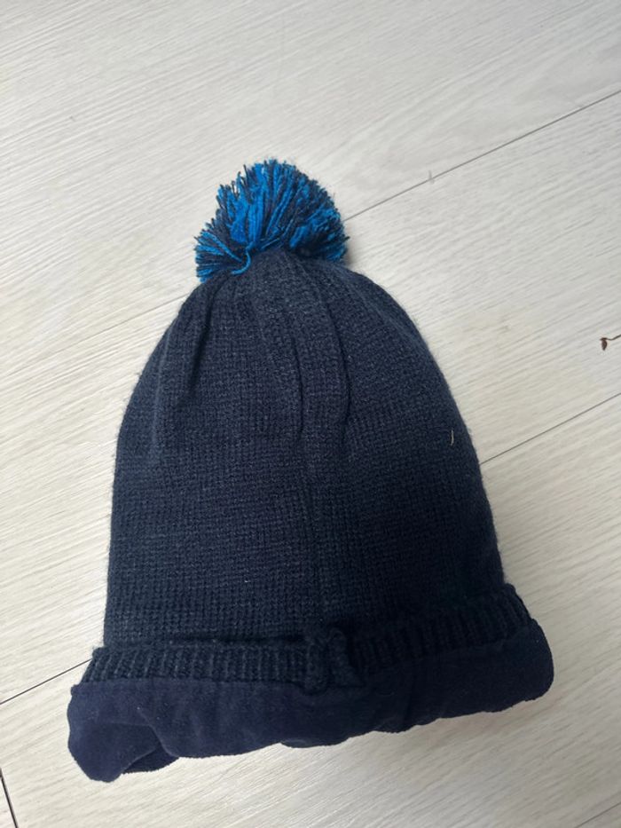 Bonnet laine bleu marine Crivit 6-10 ans - photo numéro 2