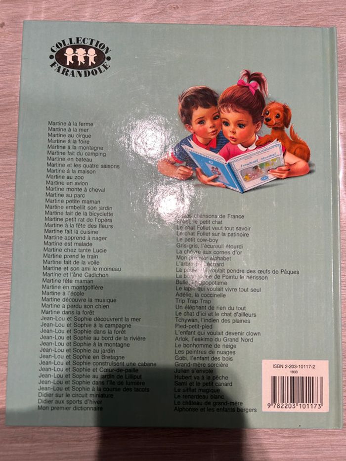 Livre vintage "Martine au parc" - photo numéro 2