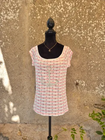 T-Shirt rayé Cache Cache T.36