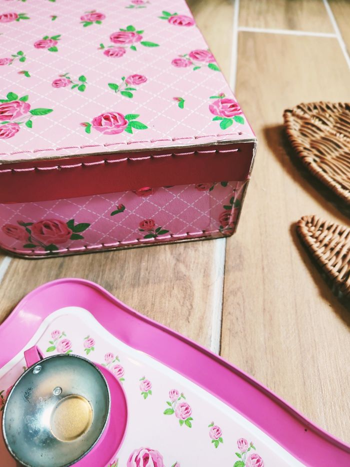 🫖Coffret dinette service à thé en metal marque Bb and Co - photo numéro 5