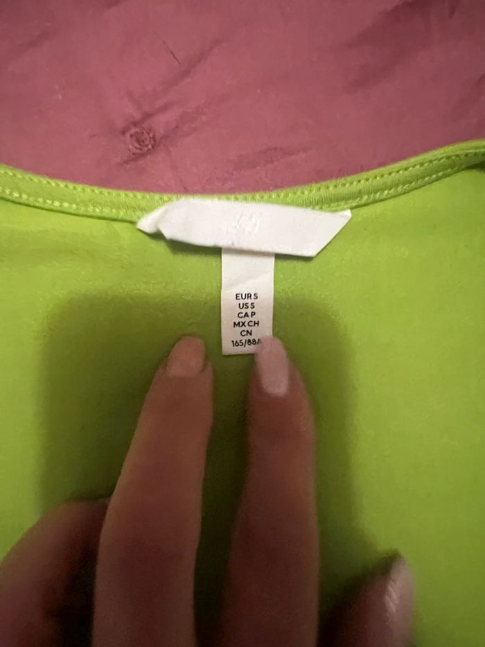 TEE shirt manche longue anis - photo numéro 3