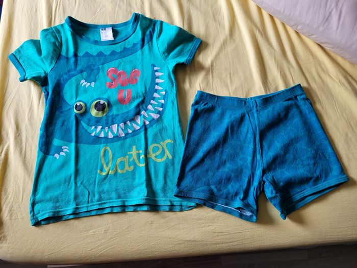 pyjashort h&m 8/10ans (4e)