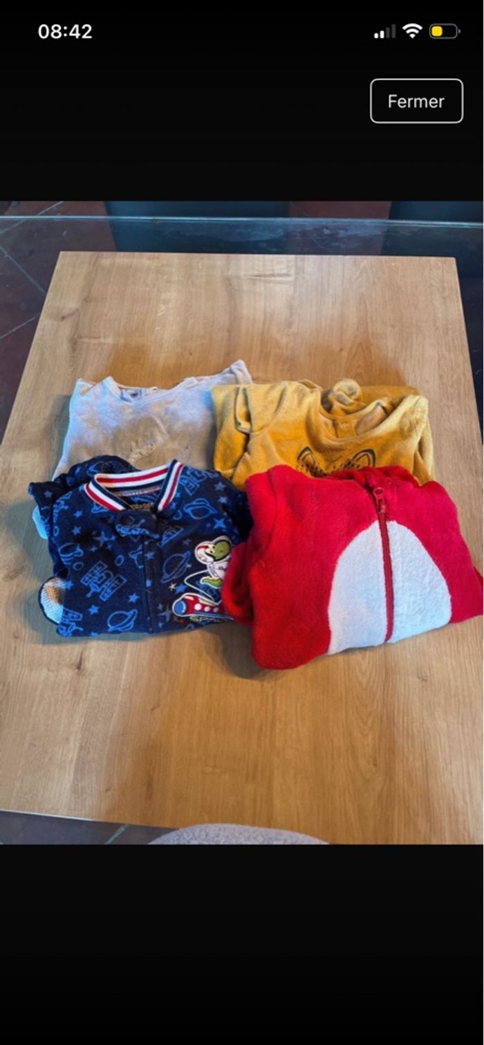 Lot pyjama bébé - photo numéro 3