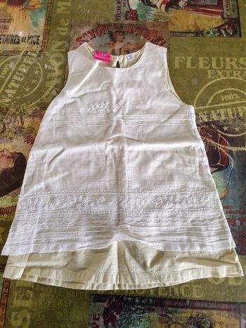 Robe beige crème 12 mois