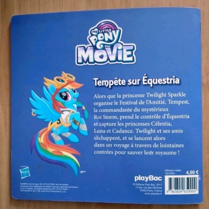 Livre avec 6 figurines My Little Pony The Movie - photo numéro 5