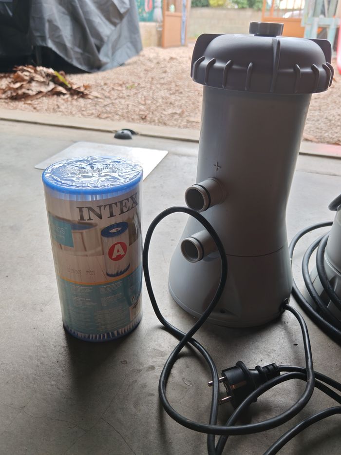 lot pompe épurateur et réchauffeur pour piscine - photo numéro 2