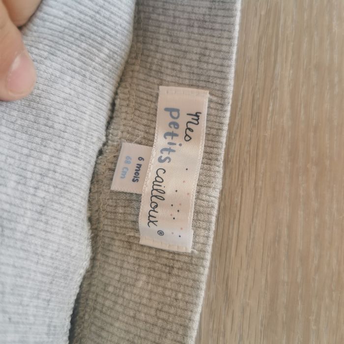Ensemble short + debardeur taille 6 mois mes petits cailloux - photo numéro 3