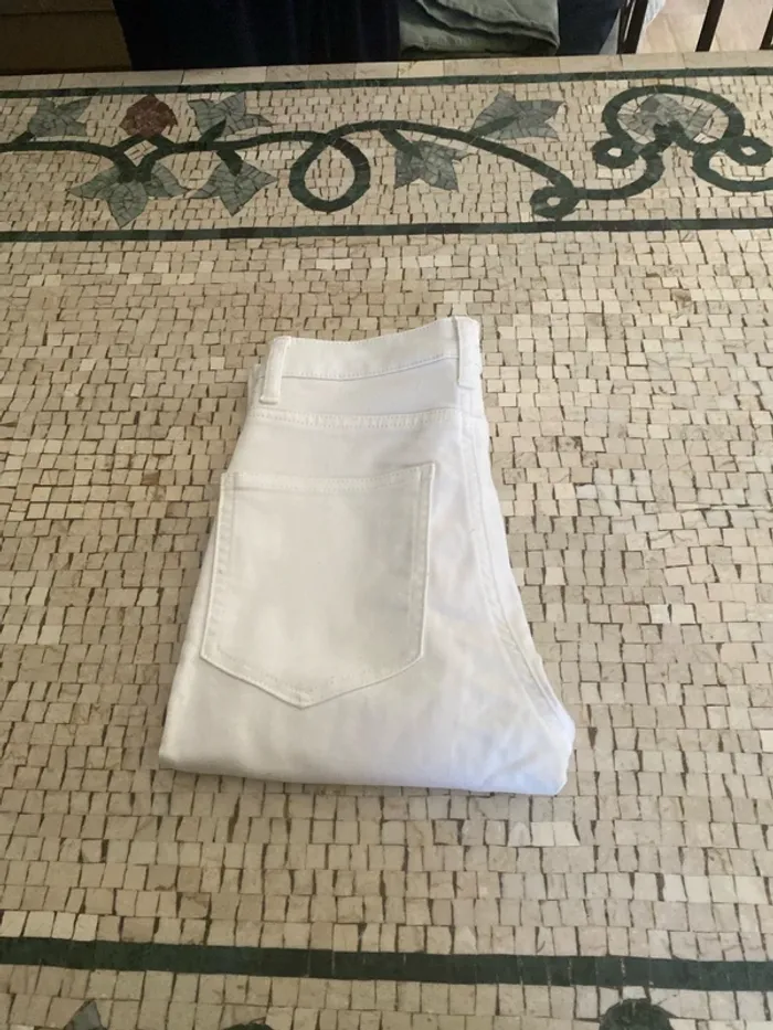 Jean blanc Jennyfer 36