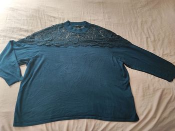Pull ms mode avec dentelle
