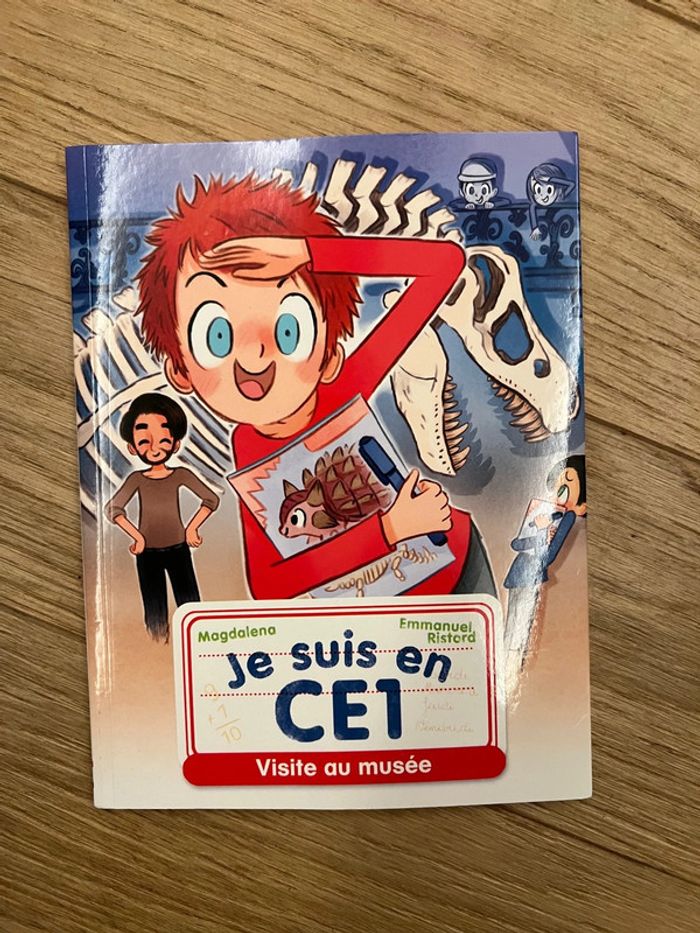 Livre je suis en ce1 - visite au musée neuf