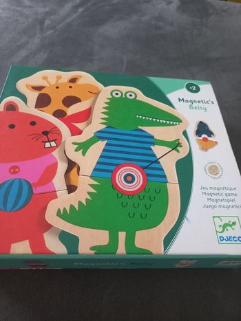Jeu magnétique magnetic's belty djeco 2 ans