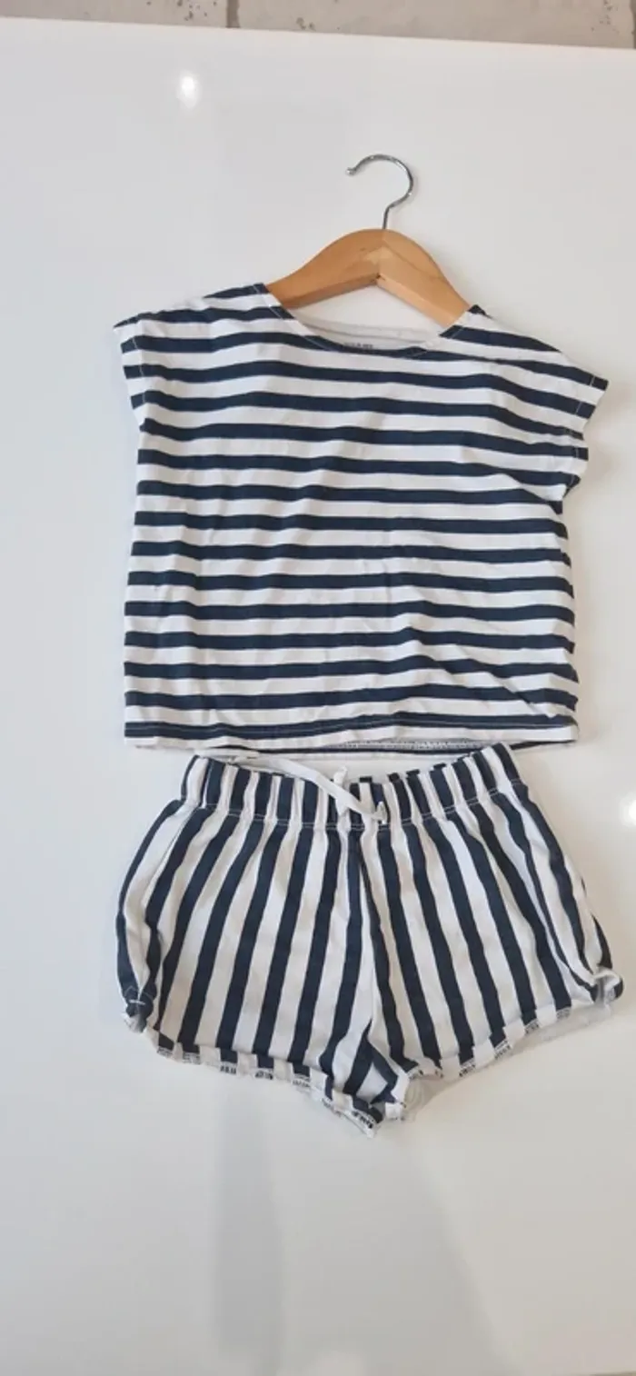 Ensemble rayé mixte kiabi