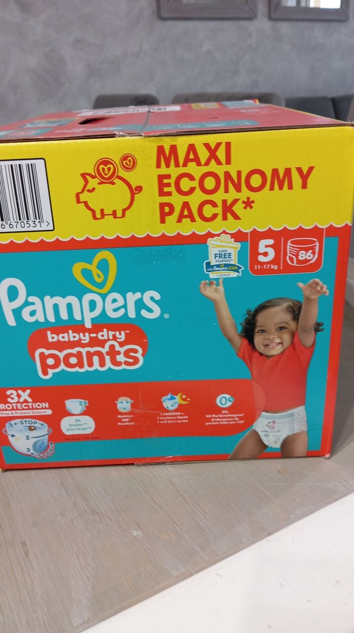 Maxi pack Pampers pants  taille 5