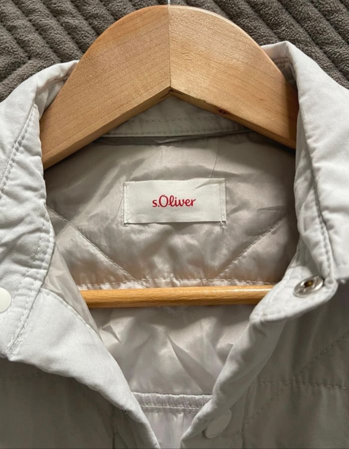 Veste matelassé blanc cassé, taille S, S.Olivier - photo numéro 6