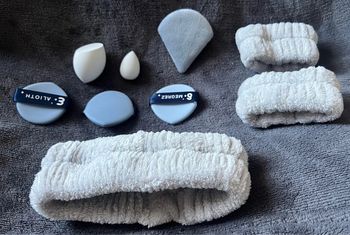 Lot de beauty blinder + bandeau gris neuf