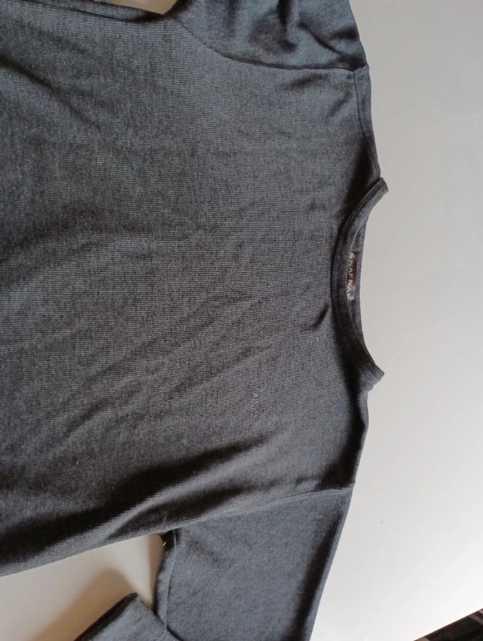 Pull fin manches 3/4 femme Naf Naf rétro vintage ancien taille 38 - photo numéro 4