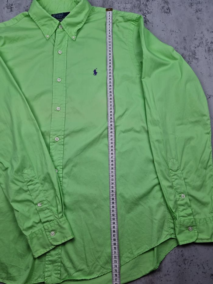 Chemise manches longues Ralph Lauren verte, L Hommes - photo numéro 10