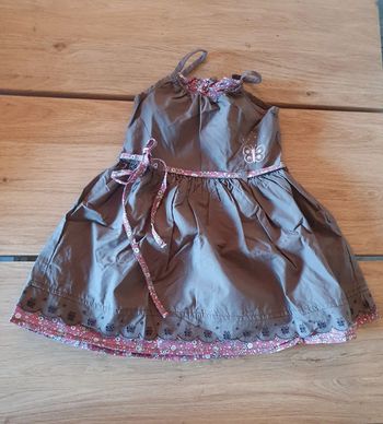 🌸 Robe d'été à fines bretelles bébé fille 24 mois sergent major 🌸