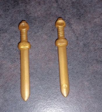 Playmobil asterix romain figurine accessoire epee courte doree