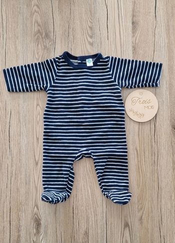 Pyjamas velours bébé garçon 3mois