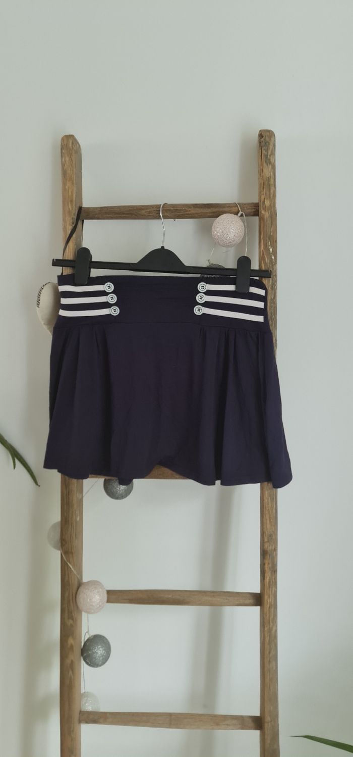 Jupe bleu marine Cache Cache taille 42 XL