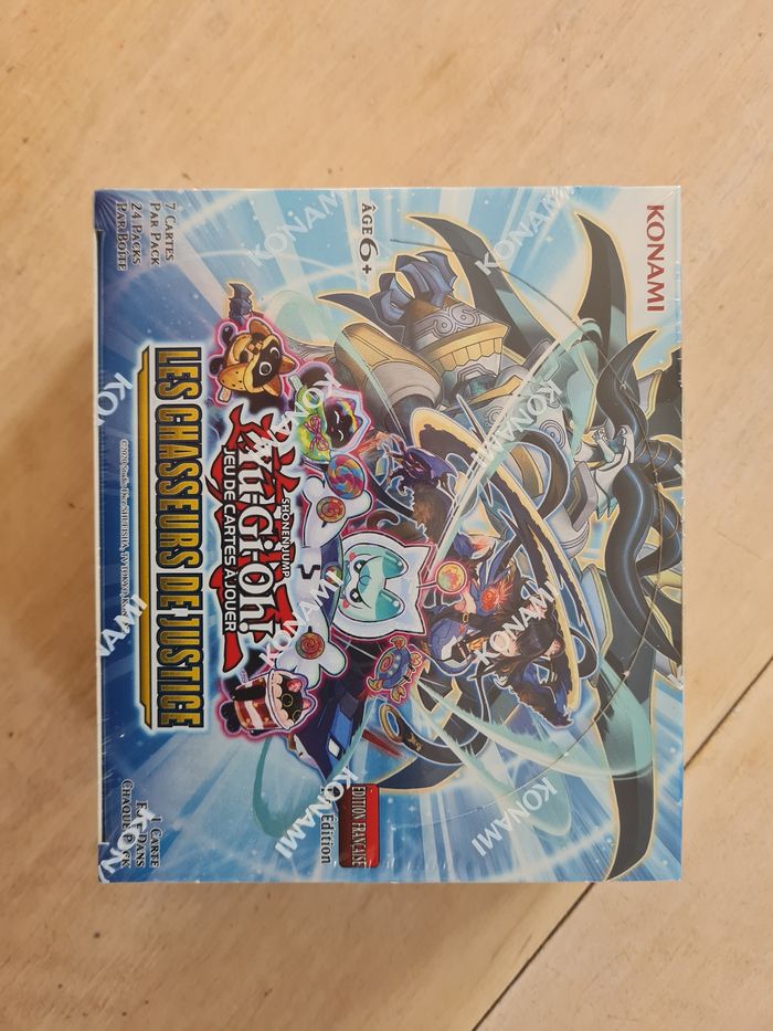 Yugioh la boite de boosters Les Chasseurs de Justice