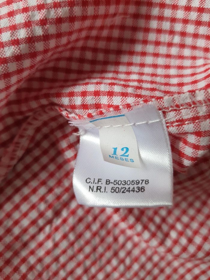 Ensemble Lola Palacios taille 12 mois blouse, bloomer et pince neuf avec étiquettes - photo numéro 6