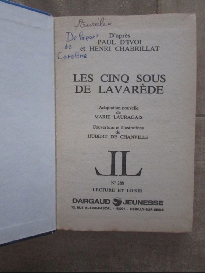 Livre Les cinq sous de Lavarède - photo numéro 5