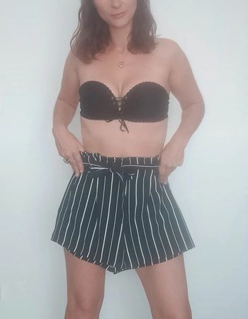 Short ample rayé intemporel taille 36