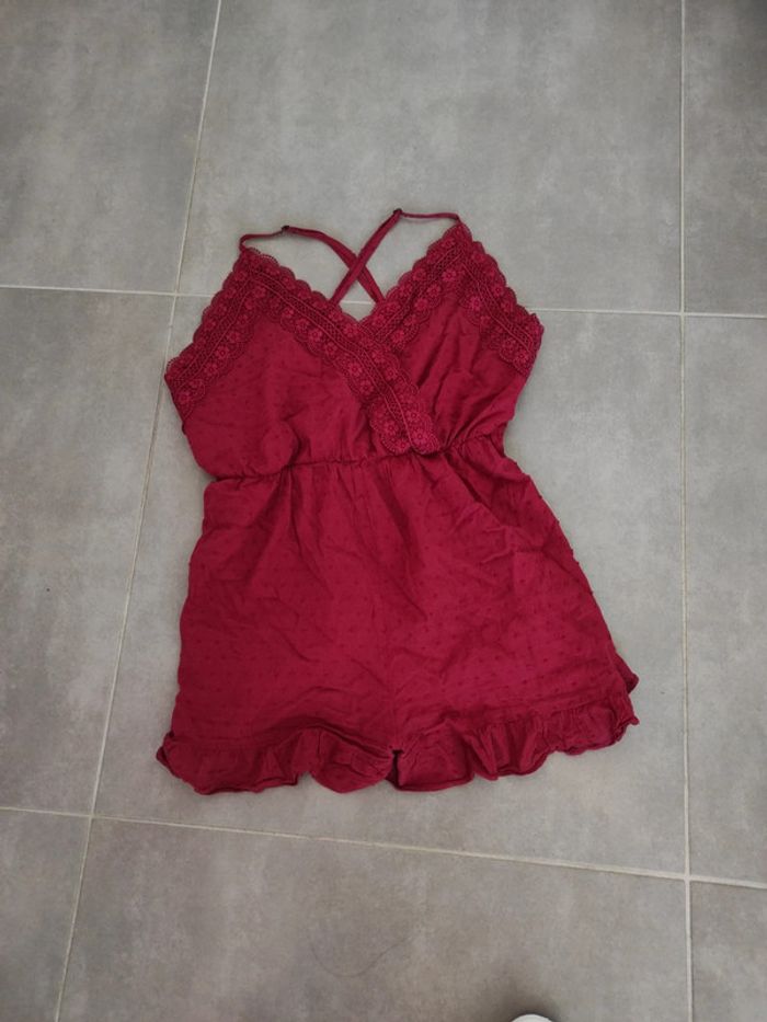 Combi short bordeaux - photo numéro 2