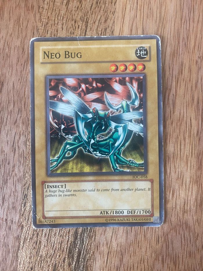 Carte Yu-Gi-Oh! Neo bug IOC-058