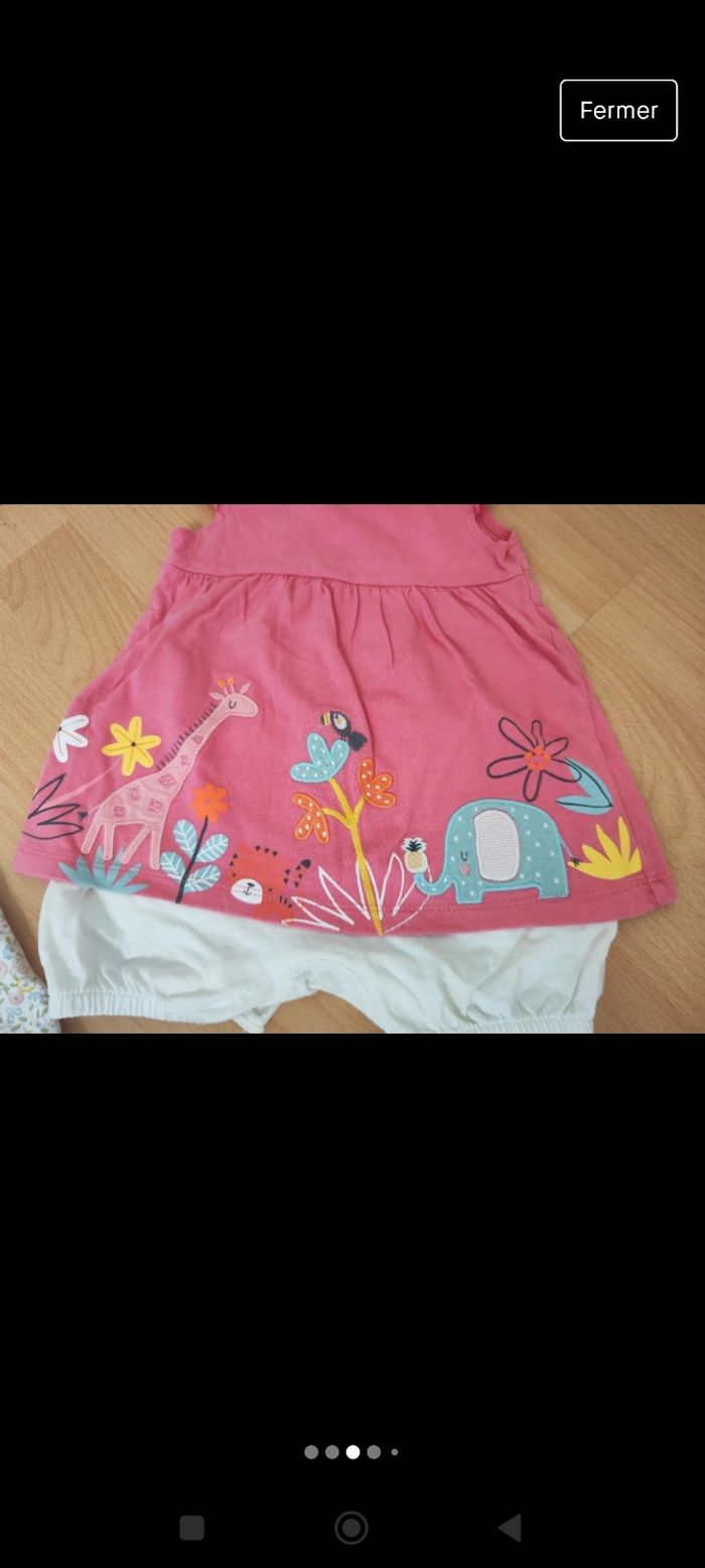 Fille le lot body intégrée avec tee-shirt - photo numéro 5