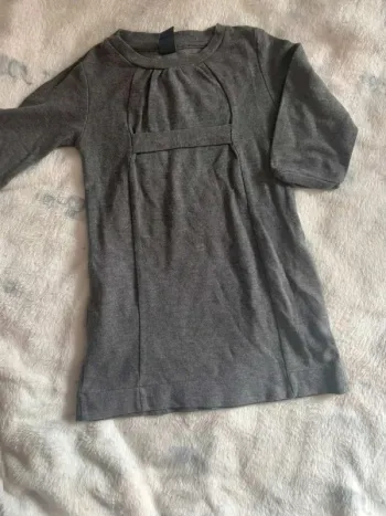 Robe  grise Zara taille  2-3  ans