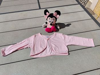 Boléro rose fille 18 mois