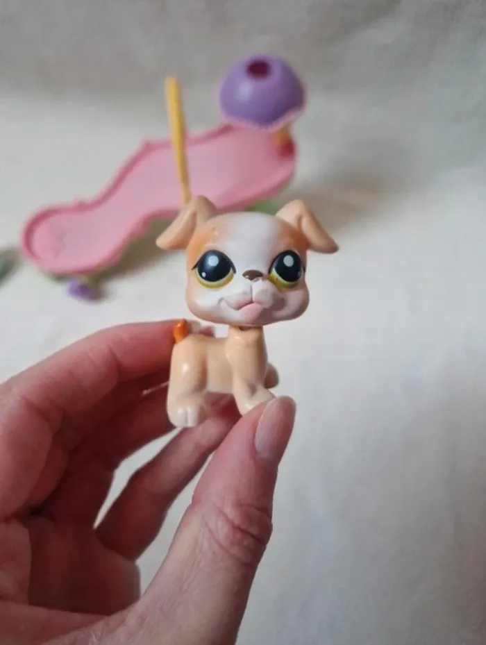 Toboggan avec figurine chien petshop littlest petshop - photo numéro 6
