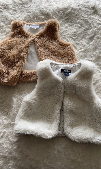 Lot veste moumoute 1 mois