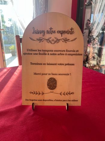 Panneau pour toile à empreintes