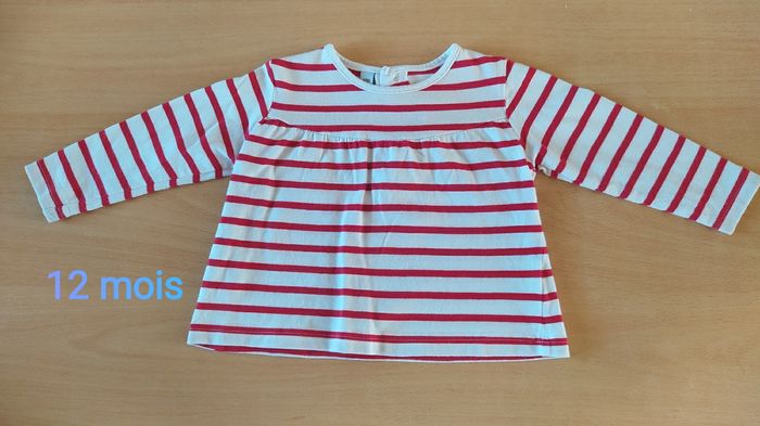 Tee shirt manches longues 12 mois