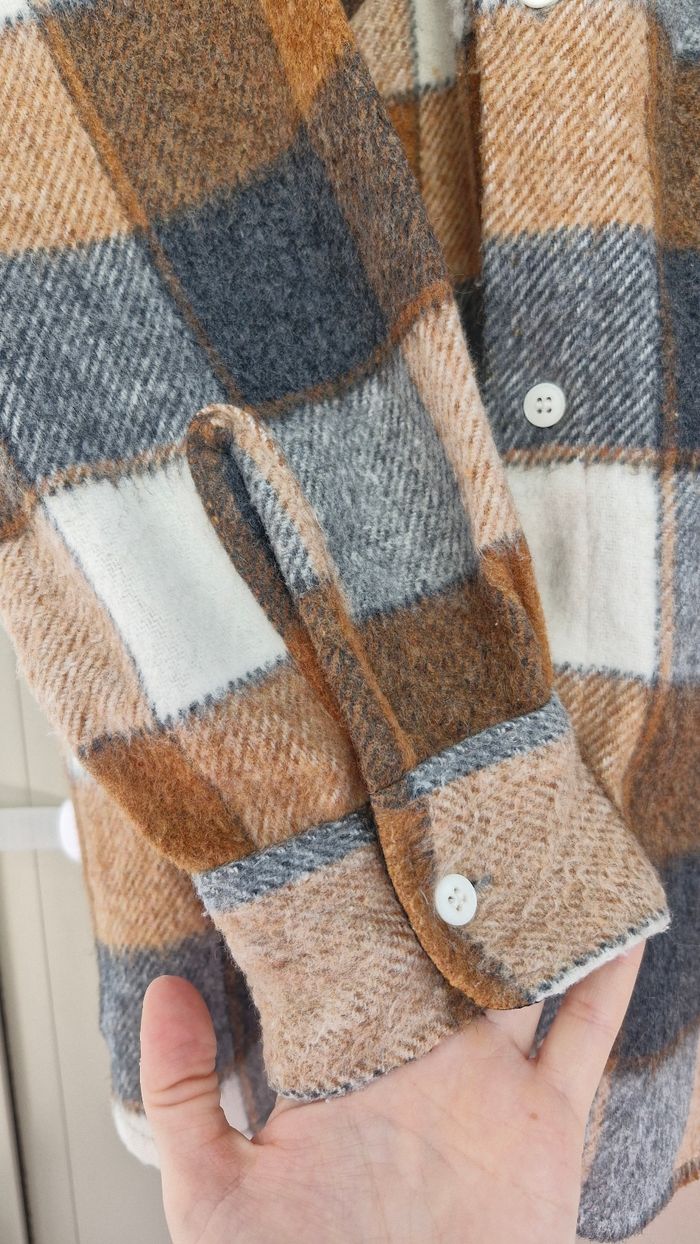 Surchemise vintage épaisse à carreaux homme - photo numéro 3