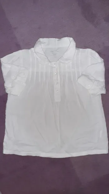 Chemise manche courte blanche