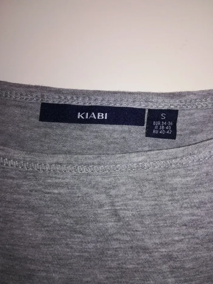 Top à bretelles, gris, Kiabi, taille S - photo numéro 2