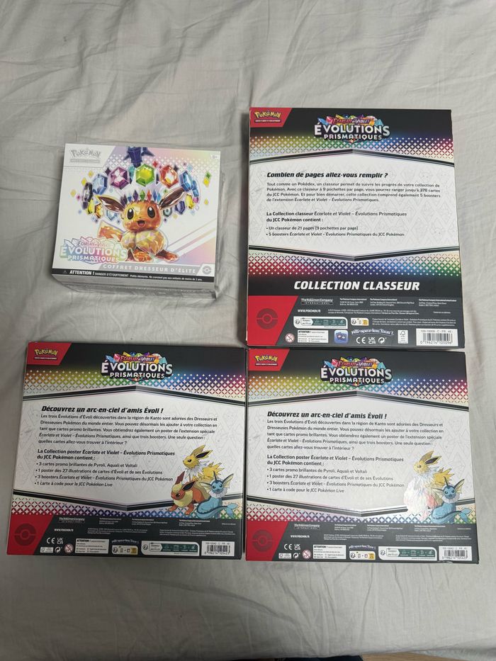 Lot de coffret Pokémon évolutions prismatiques - photo numéro 7