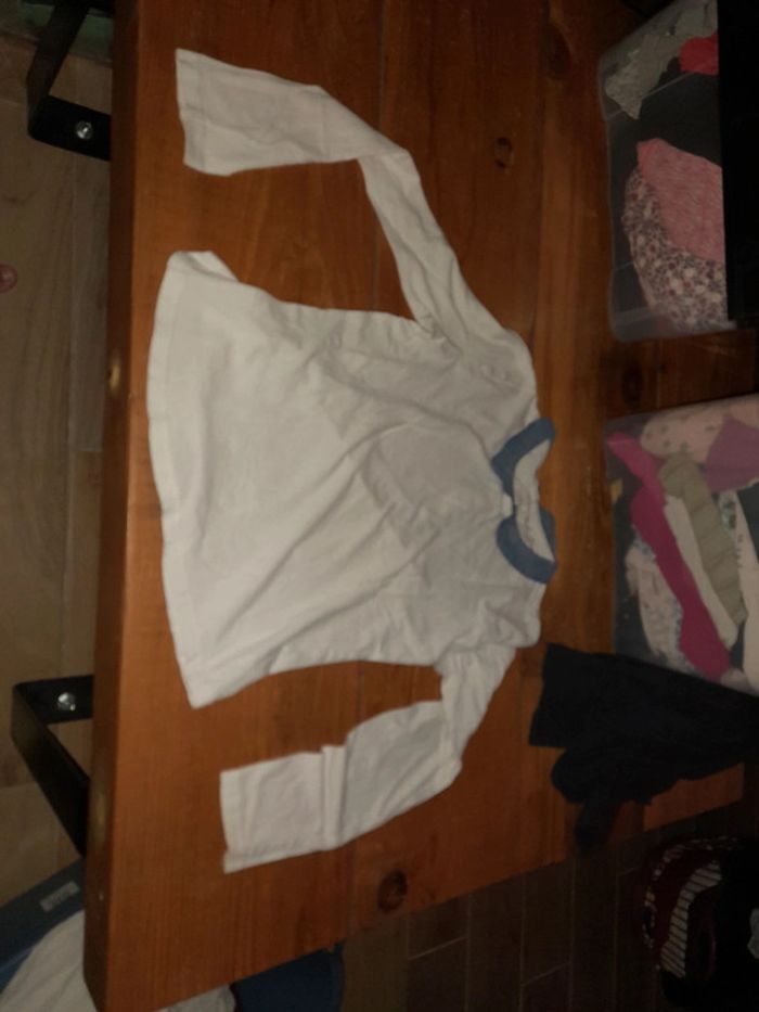 Haut col Claudine 10 ans