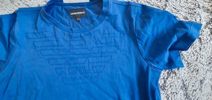 Teeshirt bleu roi Emporio Armani - 12 ans - photo numéro 4