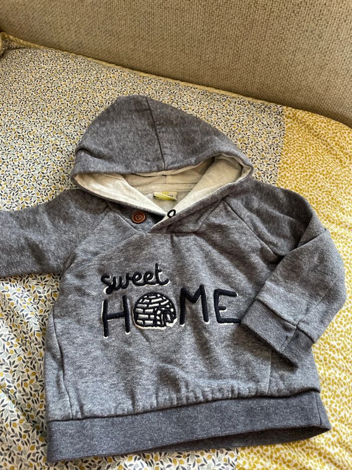 Sweat à capuche TAO 12 mois